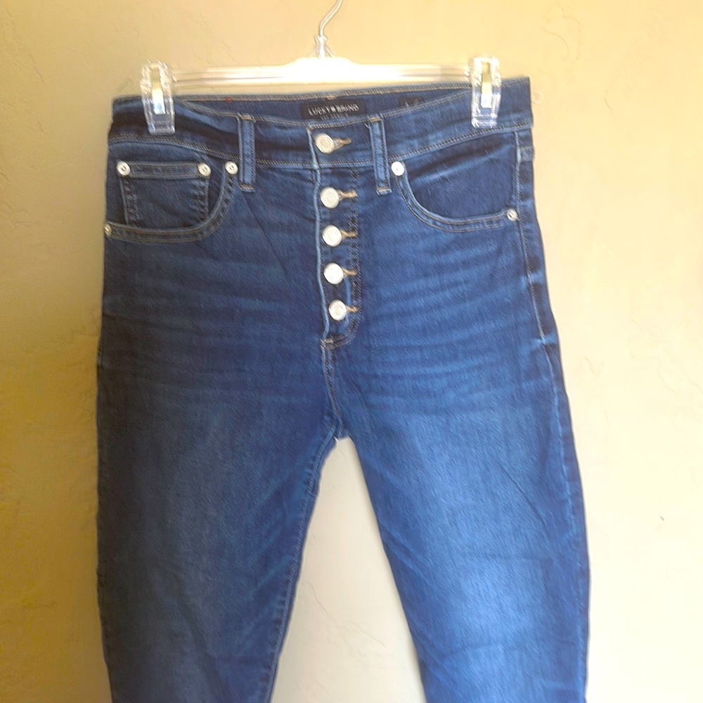 Lucky brand Bridgette cropped skinny Sz 6